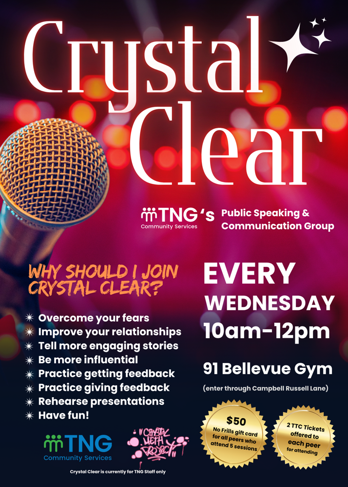 Image for Crystal Clear: Public Speaking & Communication Group